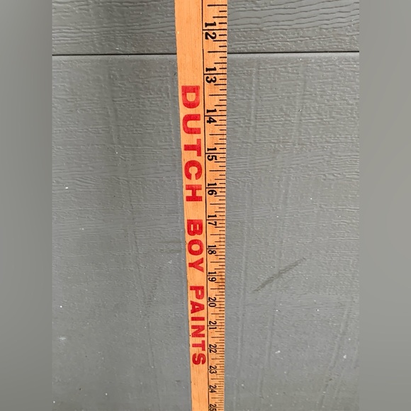 Vtg Grand Rapids Michigan Veenstra Dutch Boy Paints Advertisement Yard Stick - Picture 5 of 15
